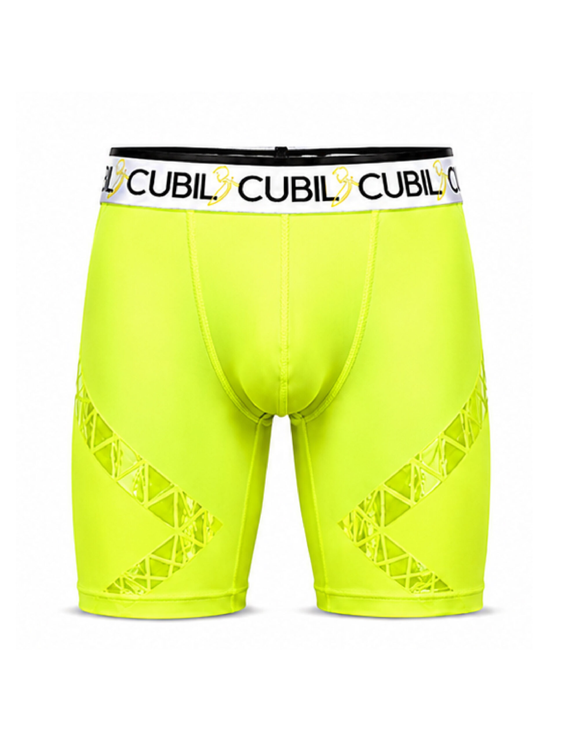 Licra De compresión Hombre Verde Neón